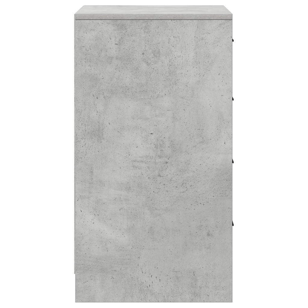 Sideboard Grigio Cemento 40x41x75 cm Legno Ingegnerizzato