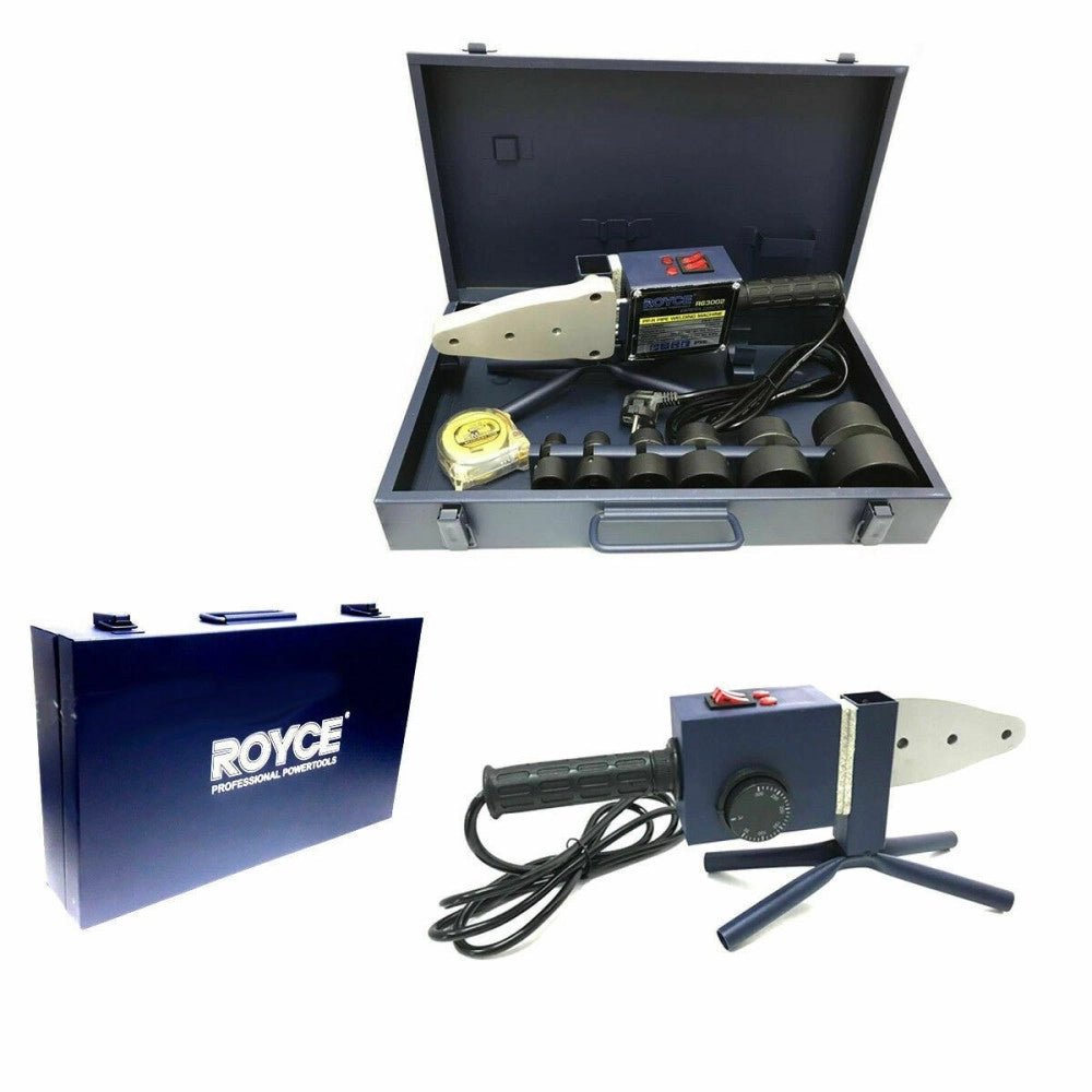 Trade Shop - Saldatore Polifusore 800w Per Saldatura Tubi Plastica Pvc Pvdf 6 Matrici -