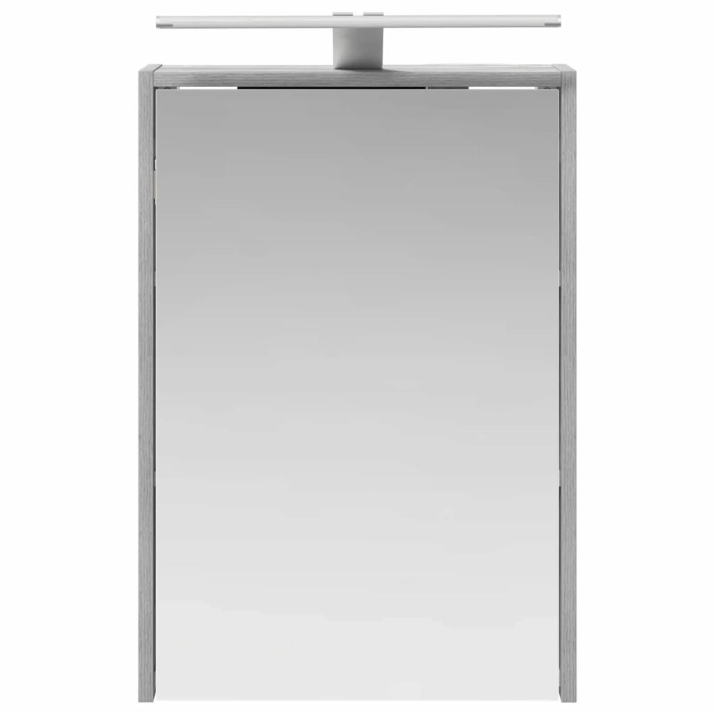 Mobiletto per specchio da bagno Grigio Sonoma 43 x 16 x 62.5 cm 889148