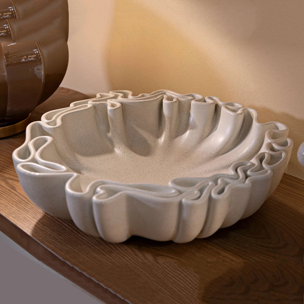 Esquel, Svuotatasche Effetto Pietra, Bianco Crema