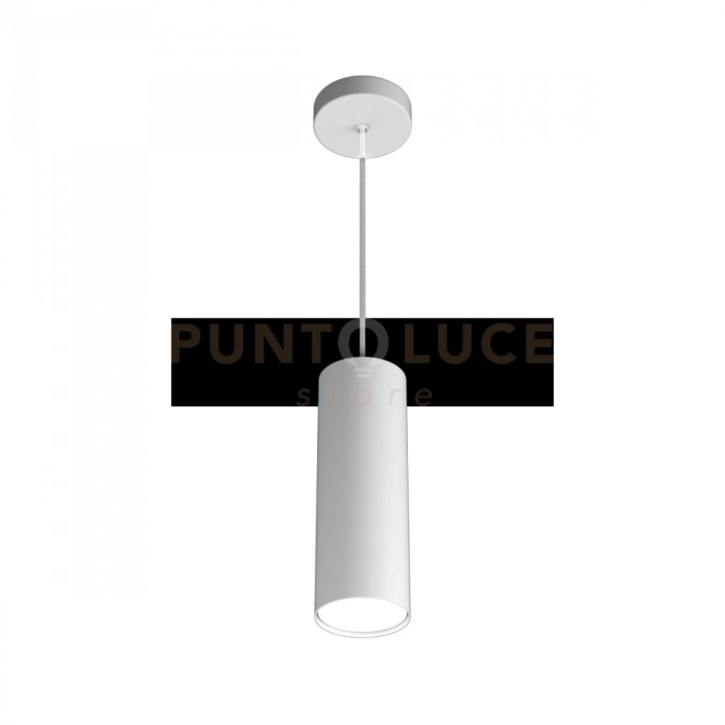 SHAPE SOSPENSIONE TUBO H.25 1 LUCE BIANCO 1143-S25-BI