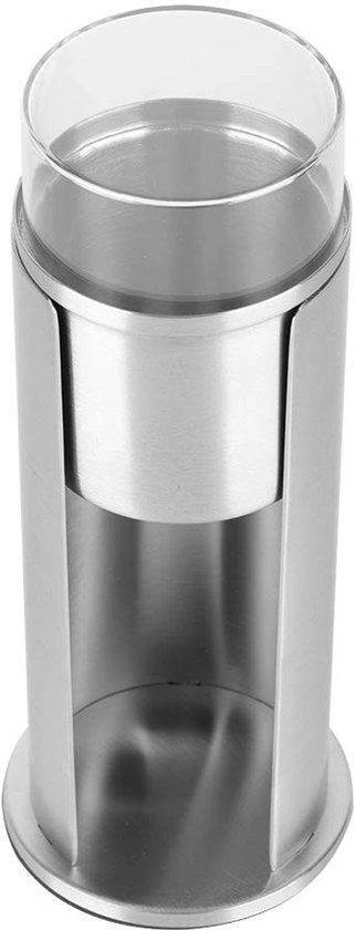 Oggetto di Organizzazione per la Bagno - Sosteggi per Bagnoschiuma - Materiale Acrilico/Inox - Montaggio alla Parete - Completo di Spazzola per Bagnoschiuma - Scatola di Ripostiglio