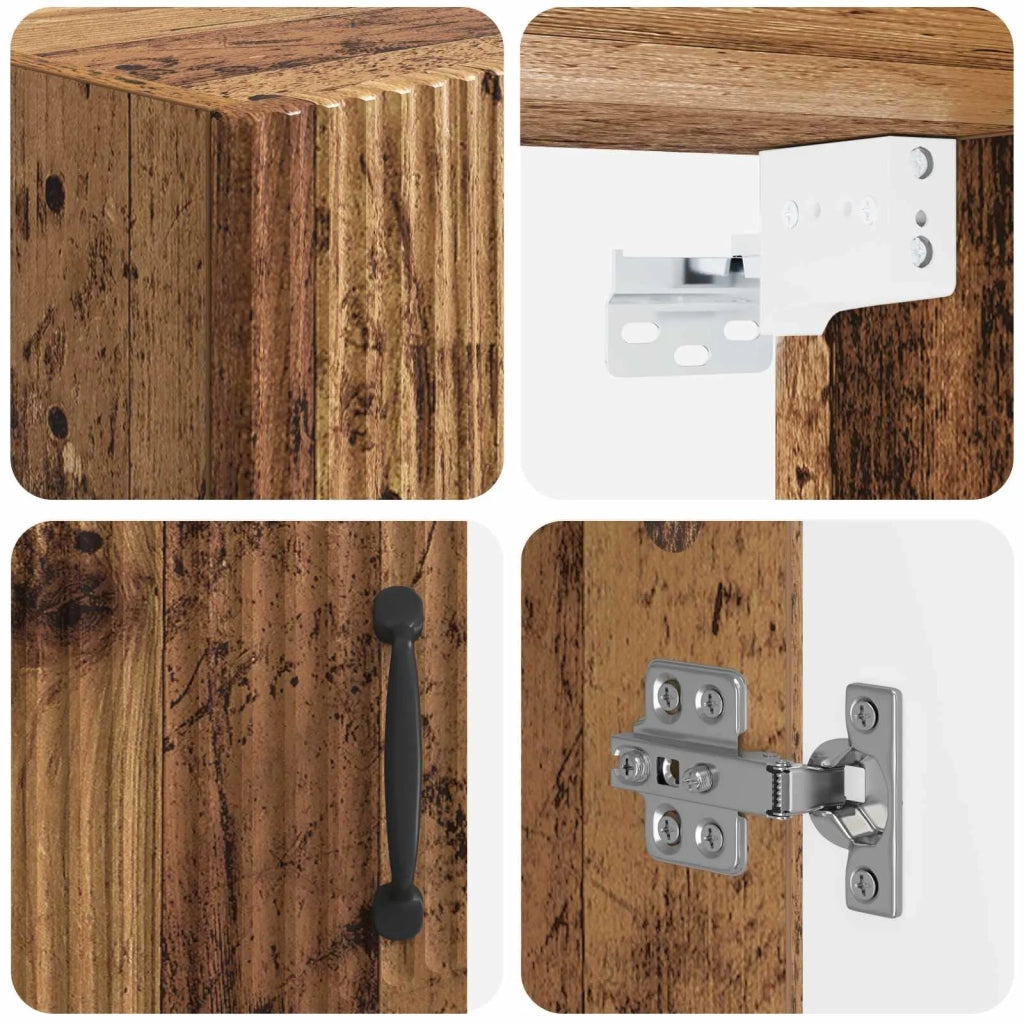 Armadio da bagno a muro HOORN Legno antico 30 x 31 x 59 cm 897253