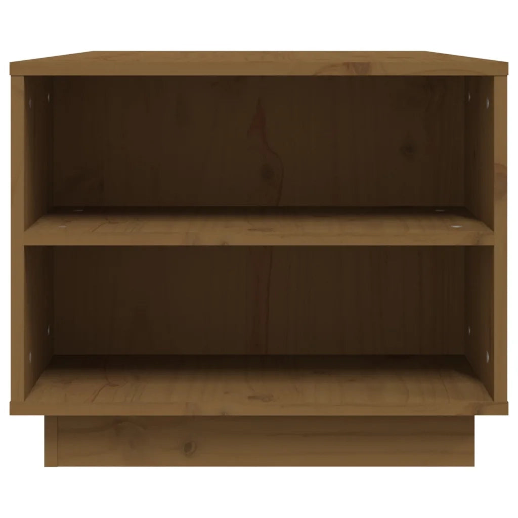 Tavolino da Salotto-Tavolino da soggiorno-Tavolo ambra 90x49x40,5 cm Legno Massello di Pino
