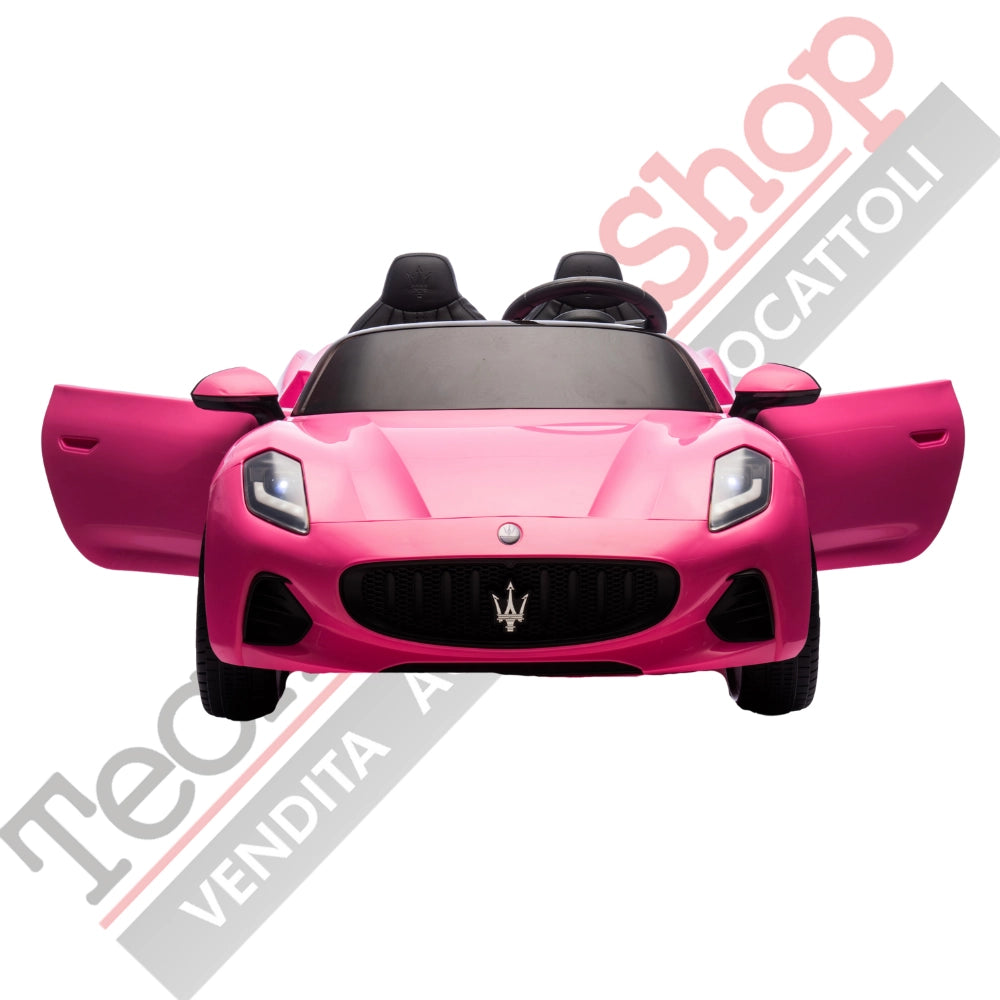 Auto Elettrica Per Bambini Maserati Folgore 12V-Rosa