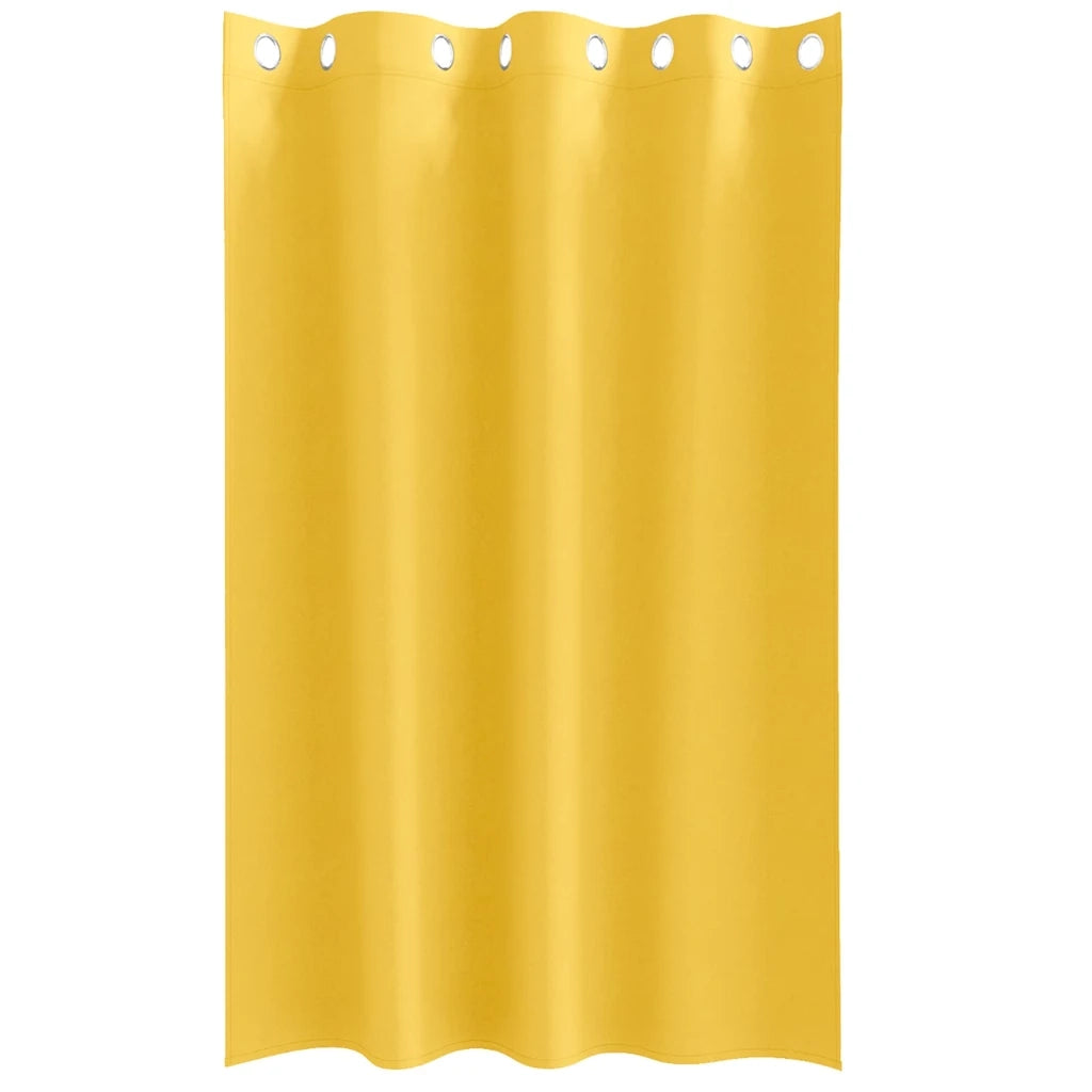 Tende Blackout con Anelli 2 pcs Giallo senape 175 x 140 cm 4107394