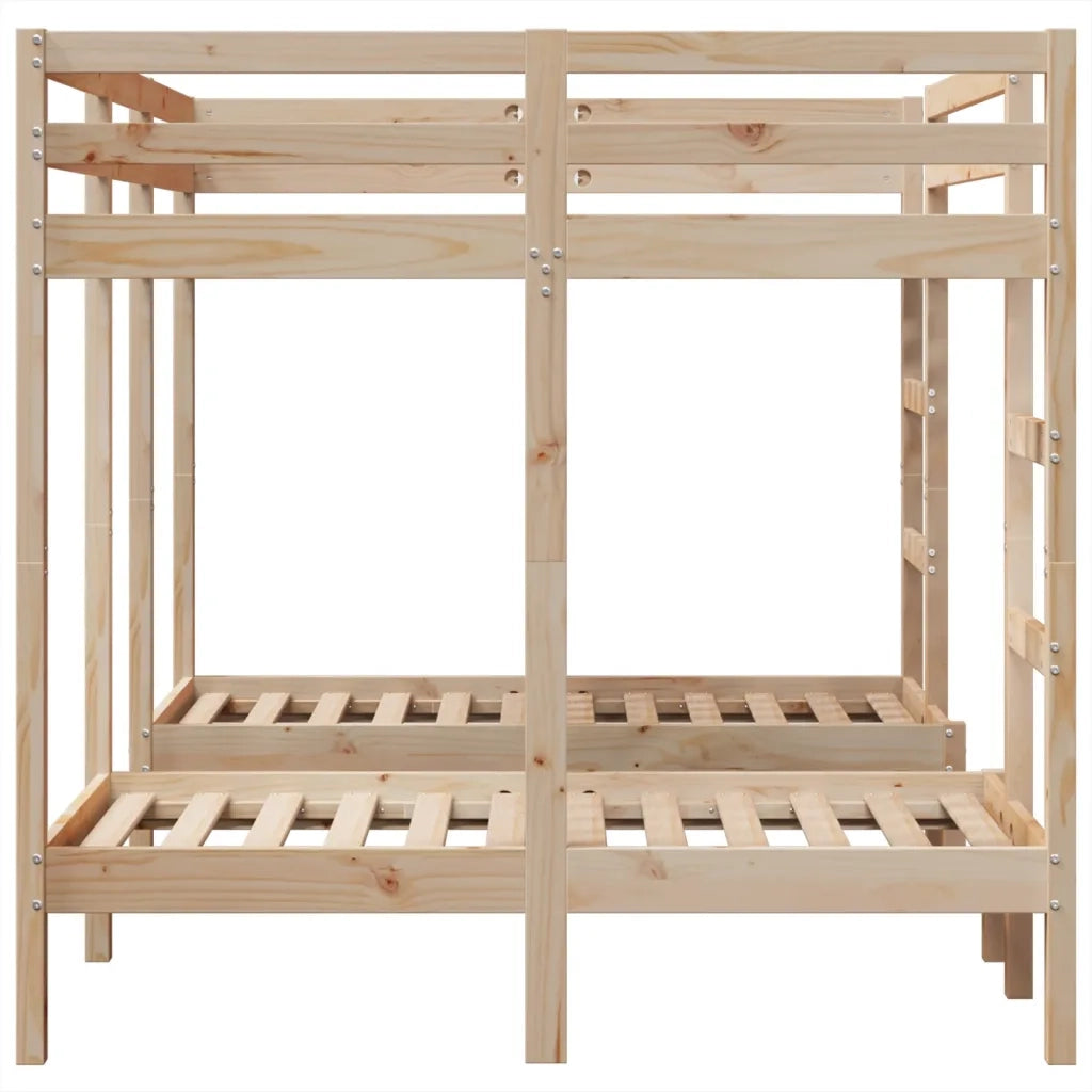 Giroletto Castello Triplo 140x200/70x140cm Legno Massello Pino