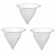 Set di 3 zeef nylon per filtri di affinamento, attrezzatura per filtri di affinamento, rete di filtri di affinamento, per la lavorazione, estrazione e filtraggio dell'acacia.
