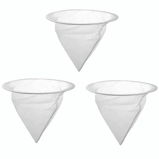 Set di 3 zeef nylon per filtri di affinamento, attrezzatura per filtri di affinamento, rete di filtri di affinamento, per la lavorazione, estrazione e filtraggio dell'acacia.