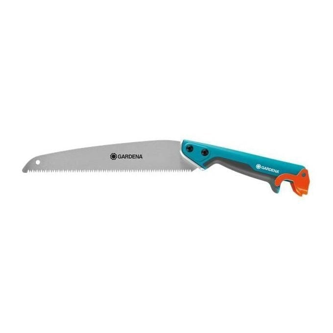 Gardena 8737-20 Combisystem Segaccio da Giardino Lama 300 mm Acciaio Temprato con Impugnatura Ergonomica colore Nero Blu Argento