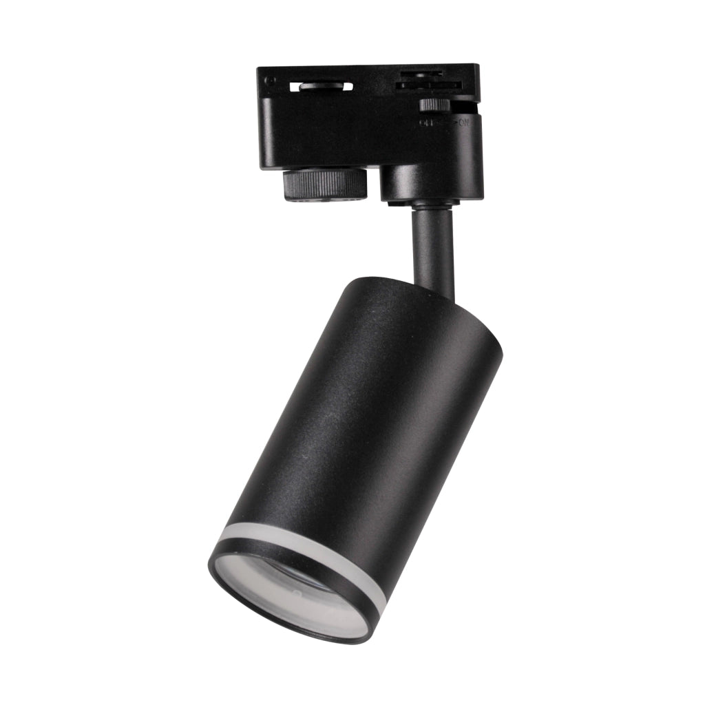 Kit binario nero 1m 3 faretti GU10 orientabili Polux PARIS