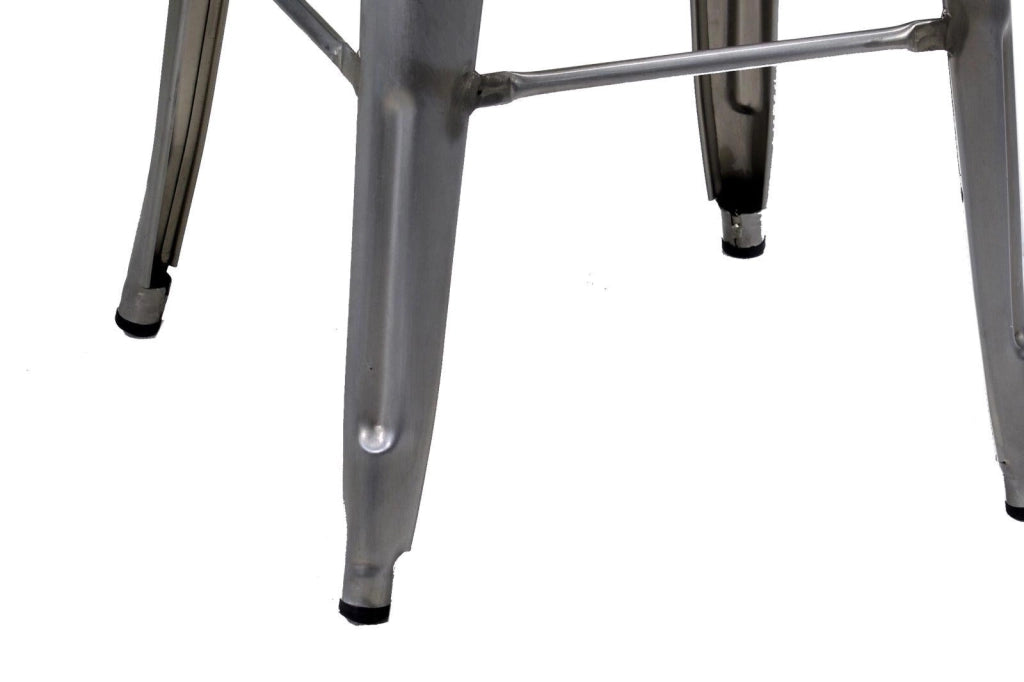 Sgabello Bristol 39x39xh45 cm in Ferro Galvanizzato