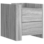 Comodino | Armadio da Notte | Mobiletto da notte Grigio Sonoma 45x50x50 cm in Truciolato