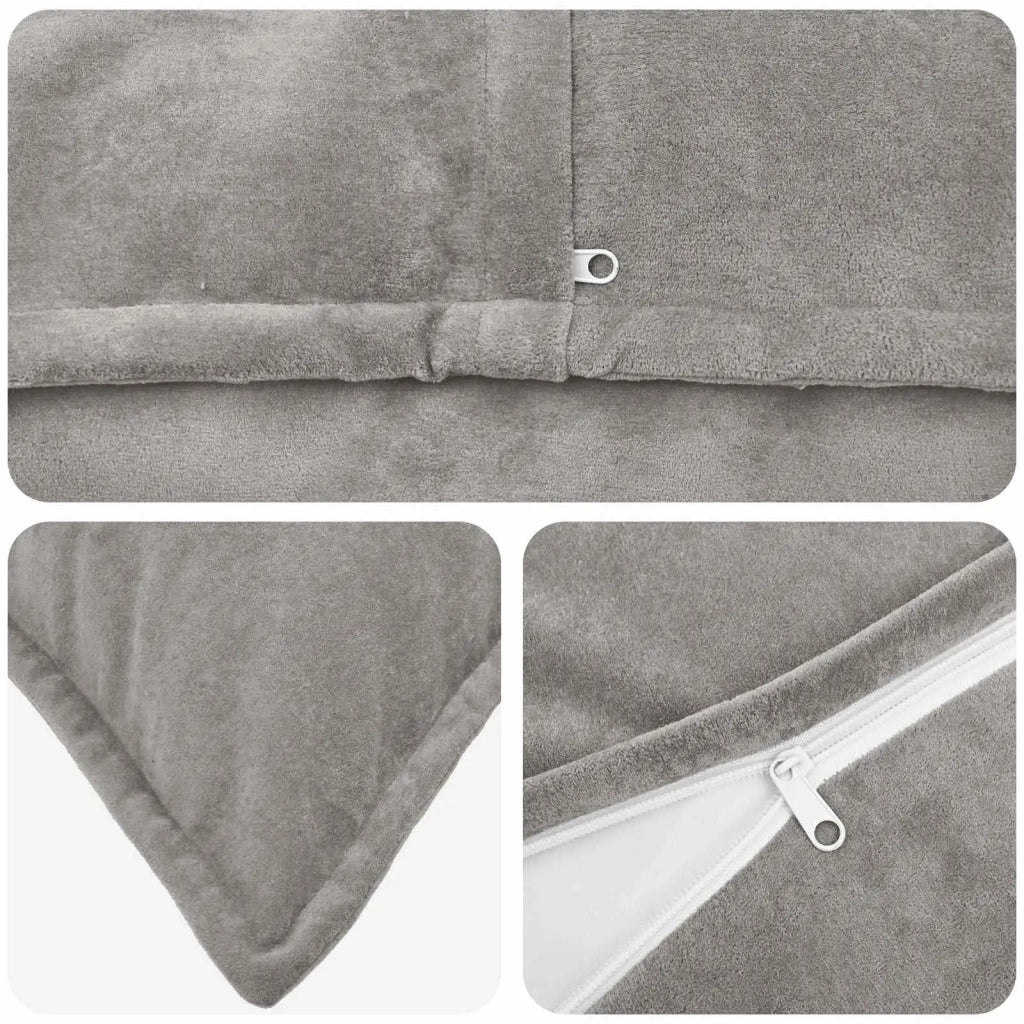 Federa 2 pcs HOUTEN Grigio Chiaro 35 x 35 cm 916505