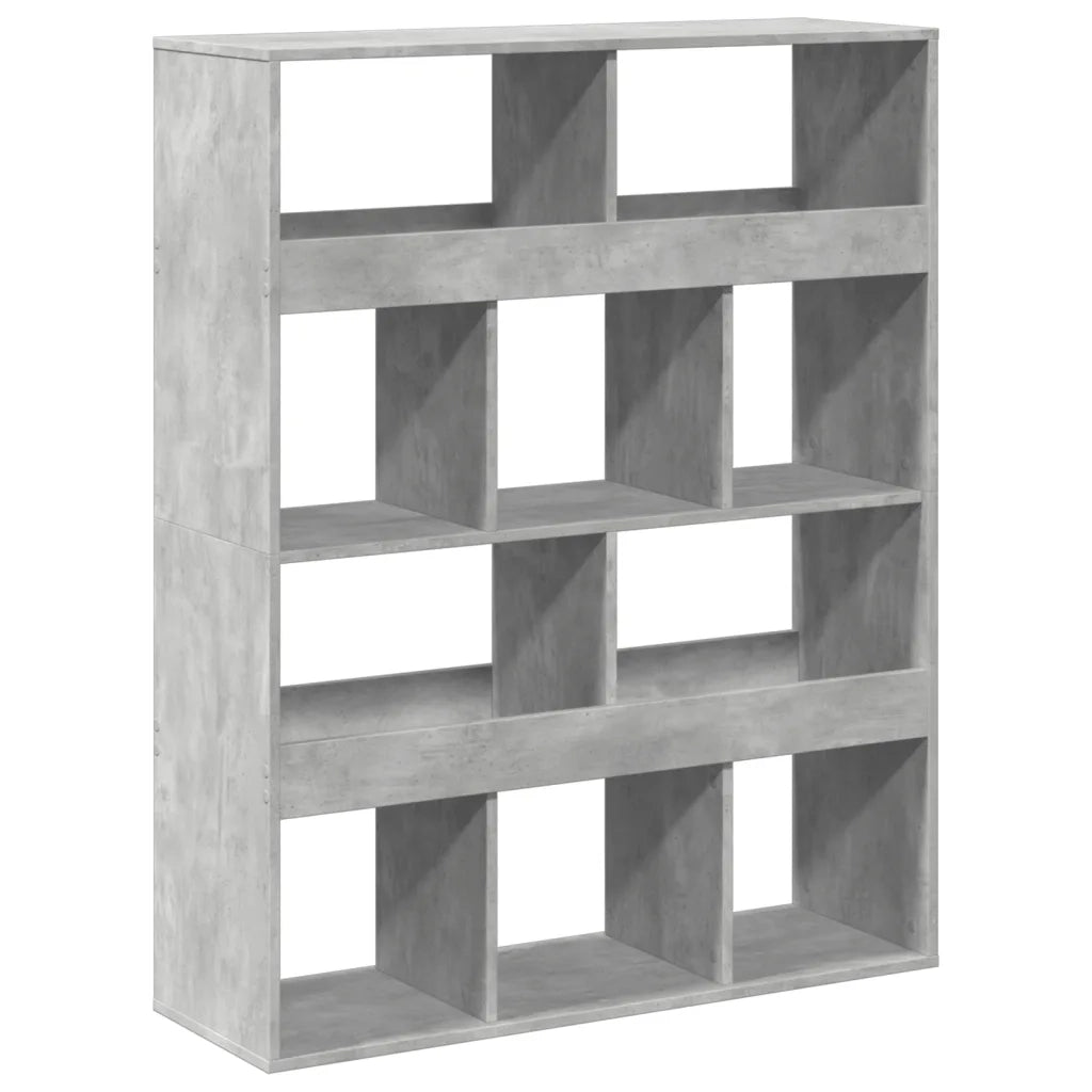 vidaXL Divisorio Stanza Grigio Cemento 100x33x125,5 cm in Truciolato