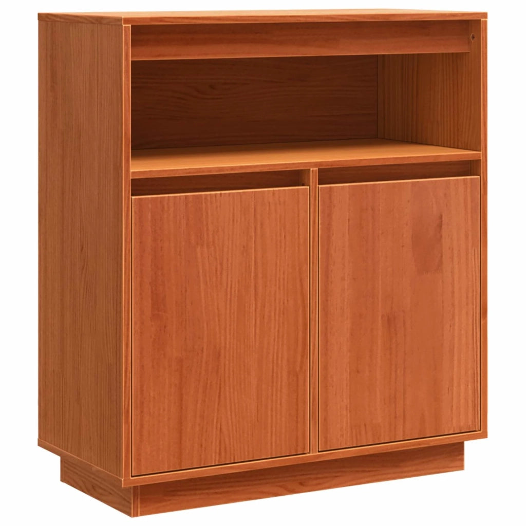 Credenza Marrone cerato 70 x 34 x 80 cm Pino massello 858250