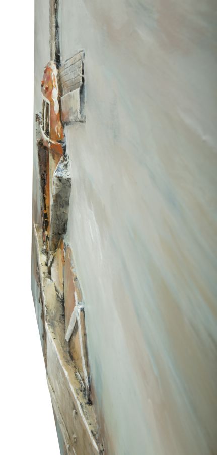 Dipinto su Tela Mulino a Vento 120x3,7x80 cm in Alluminio Plastica e Canvas