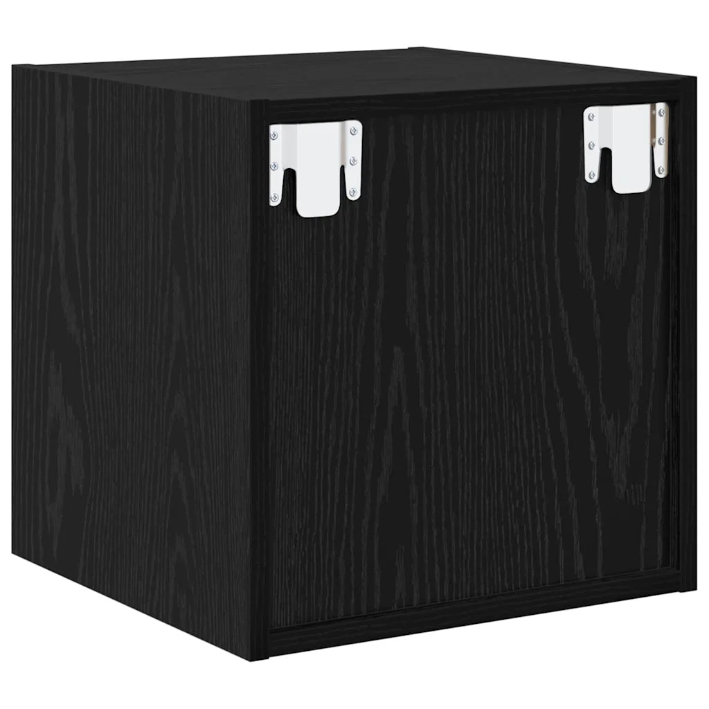 Armadietto a muro 2 pcs Rovere Nero 37 x 37 x 37 cm 875077