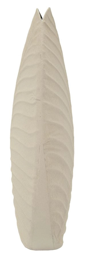Vaso Dune Tall 26x11x41 cm in Ferro Crema