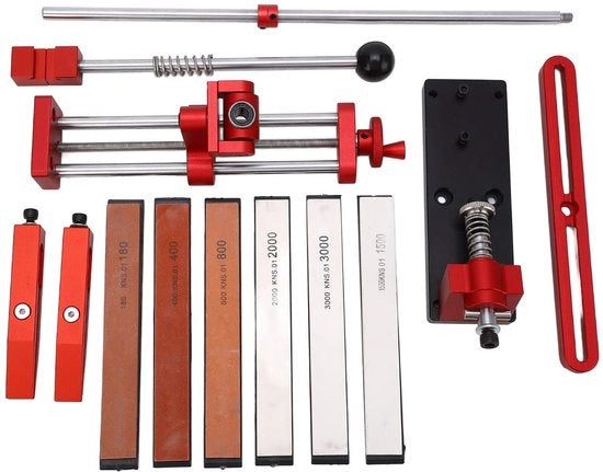Set di livratori di metallo - Livratori veloci - Livratori adattabili - Manubrio in acciaio inossidabile - Morsetta robusta - Nodo rotante a 360°