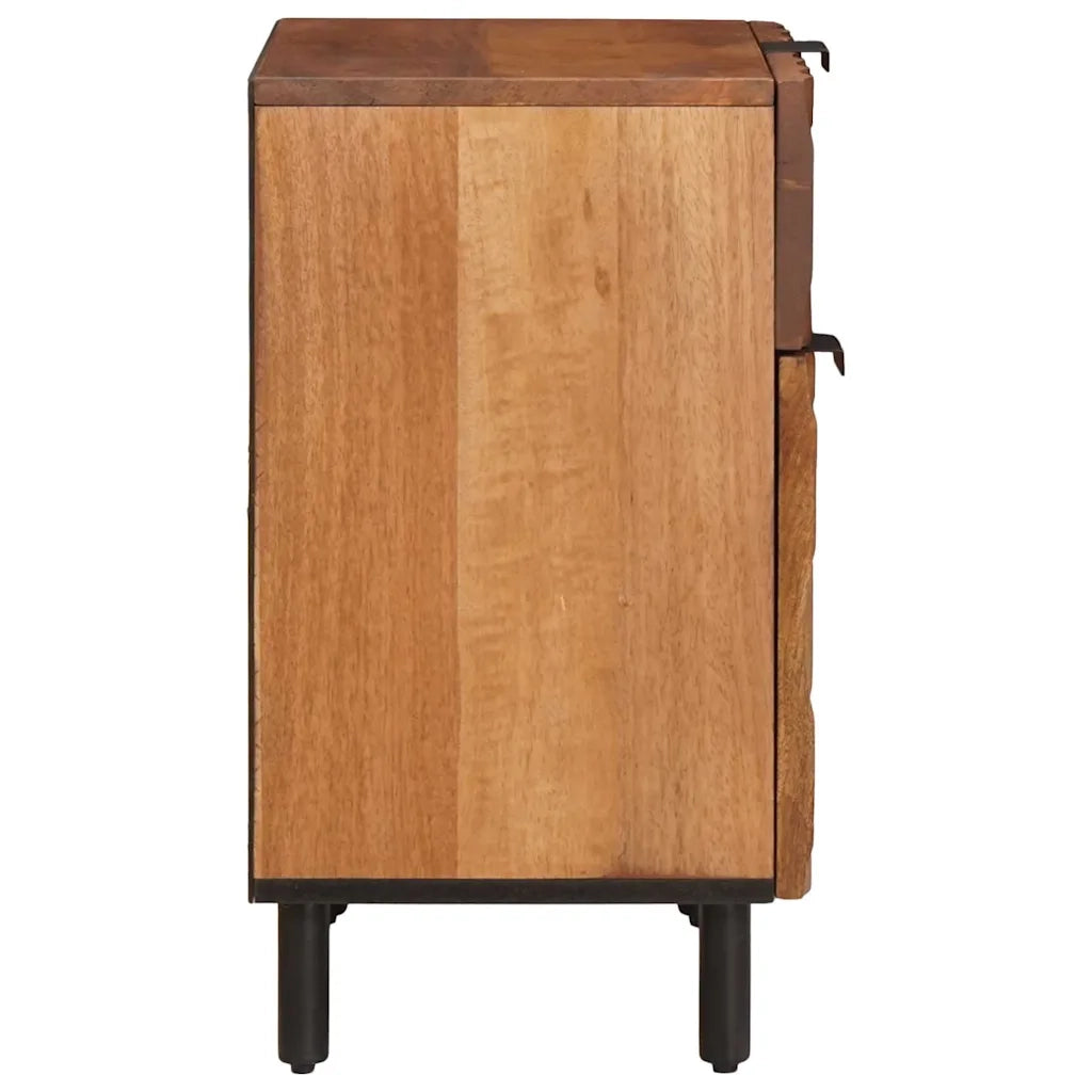 Armadio da Notte con cassetto Marrone 50 x 33 x 60 cm
