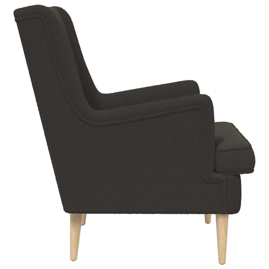 Poltrona Nero Bouclé