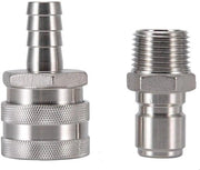Connettore di Svincolo Rapido 1/2" FPT - Connettore RVS per Birra Artigianale - Fitting per Birra Artigianale - Birra Fai da Te.