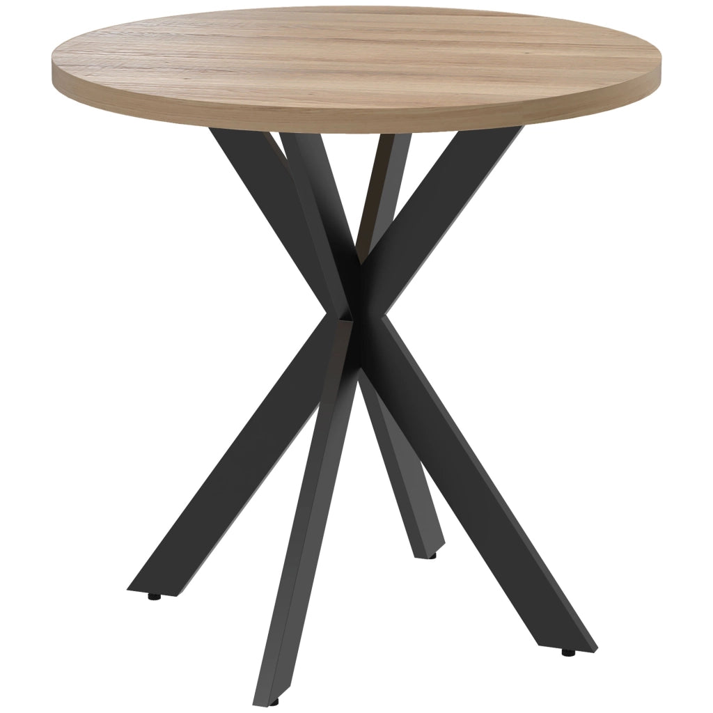 Tavolo da pranzo rotondo moderno ¨C zephmum ¨C legno 75x75 cm