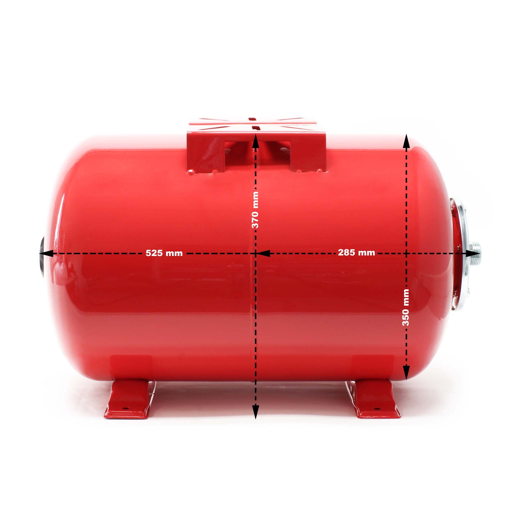 Vaso di espansione 50 l orizzontale per impianti idrici, sistemi autoclave, con membrana EPDM