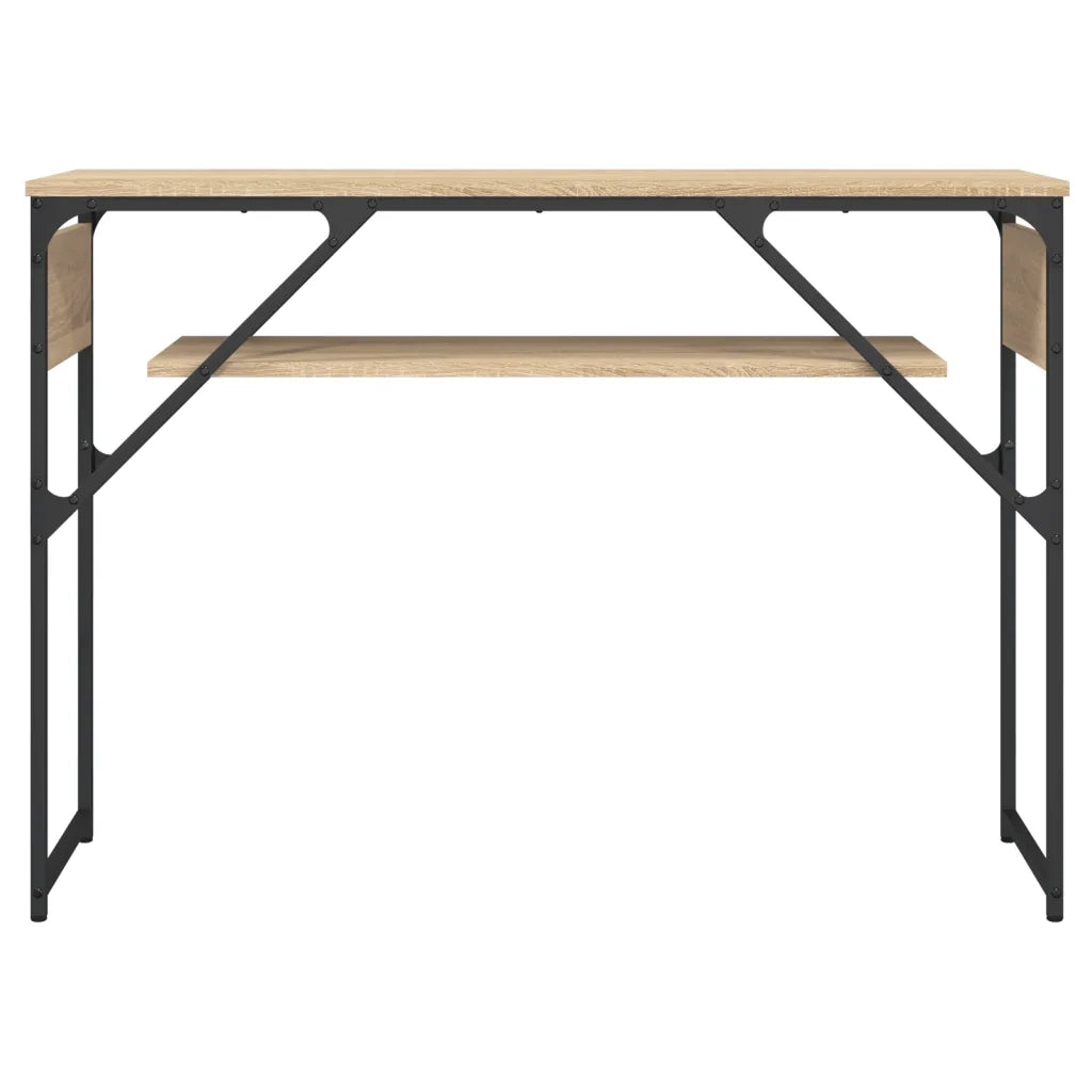 Tavolo Consolle Ripiano Rovere Sonoma 105x30x75cm Multistrato 837793
