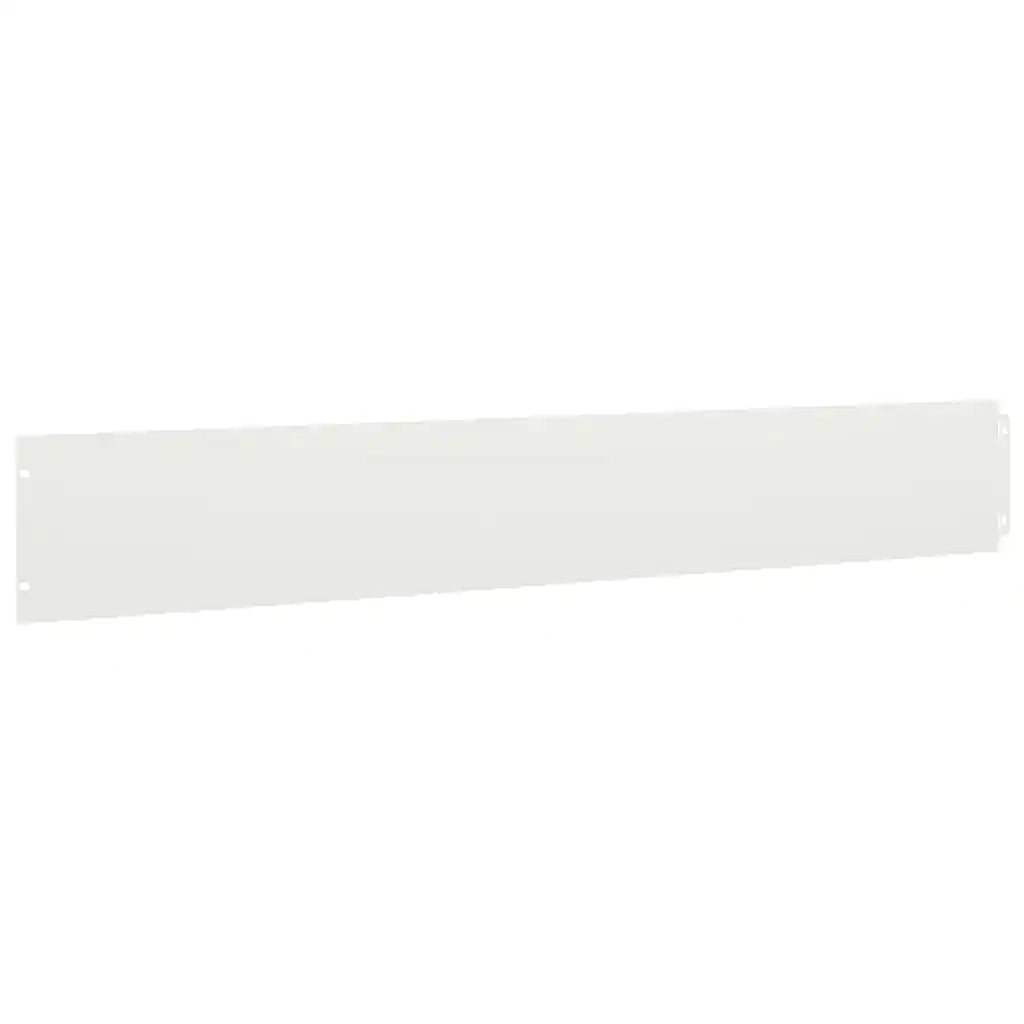 Bordure per Prato 10 pz Bianchi Acciaio Laminato a Freddo