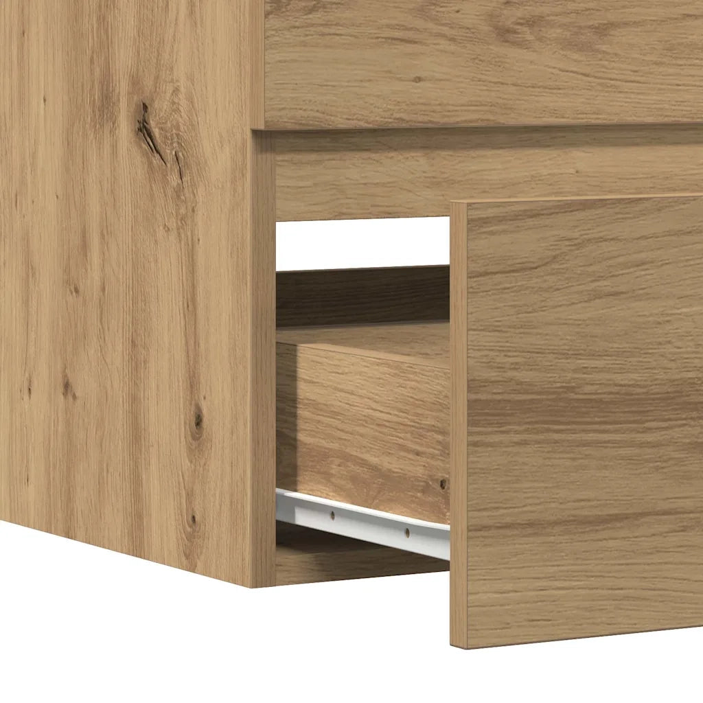 Mobile Pensile Bagno Rovere Artigianale 80x38,5x45cm Truciolato 856247