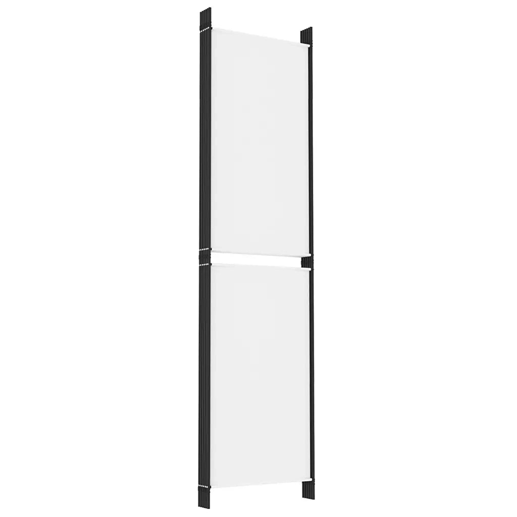 Divisorio a 4 Pannelli Bianco 300x200 cm Tessuto cod mxl 72424