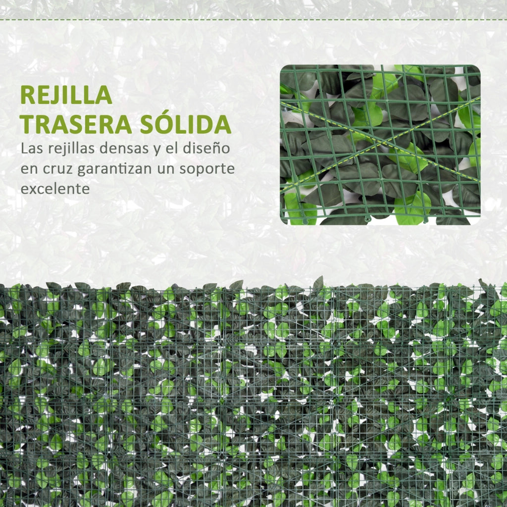 Siepe Artificiale in Rotolo 3x1 m ¨C Xylo ¨C Schermo Privacy Balcone Giardino Esterno Verde PE