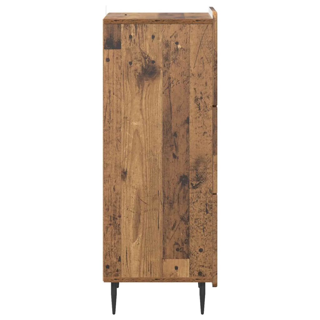 Mobile con Cassetti Legno antico 33 x 34,5 x 92 cm
