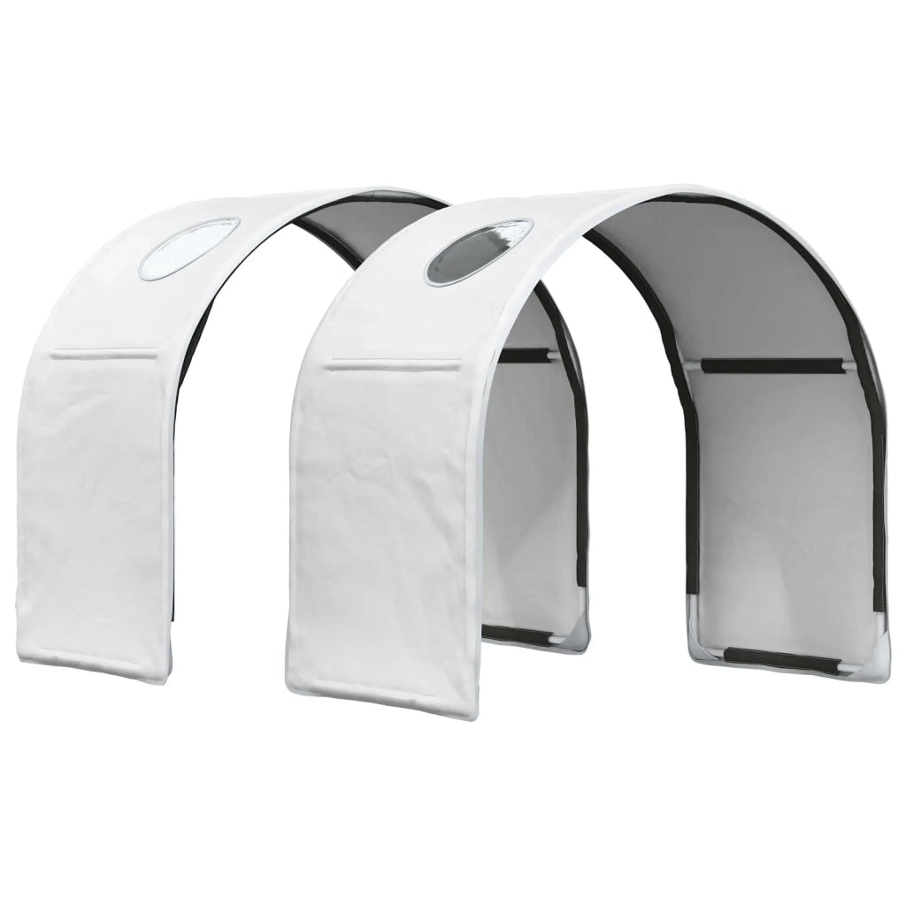 Letto con Tunnel 4 pcs Bianco Legno ingegnerizzato