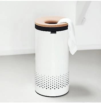 Brabantia 104367 porta biancheria Marrone, Bianco