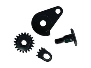 DADO+VITE+FERMO+AMMORTIZZATORE PER FORBICE PROFESSIONALE SPALLA ROSSA- - ricambio per forbice professionale 81003 - 81049 - 1 pezzi AUSONIA