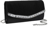 Borsa da Spalla con Strass per Matrimonio, Festa, Tavola Calda, Vacanza, Regalo