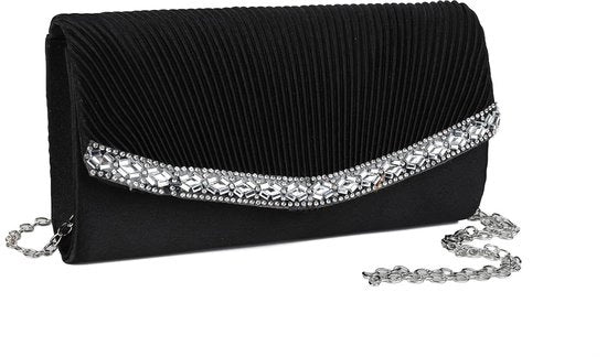 Borsa da Spalla con Strass per Matrimonio, Festa, Tavola Calda, Vacanza, Regalo