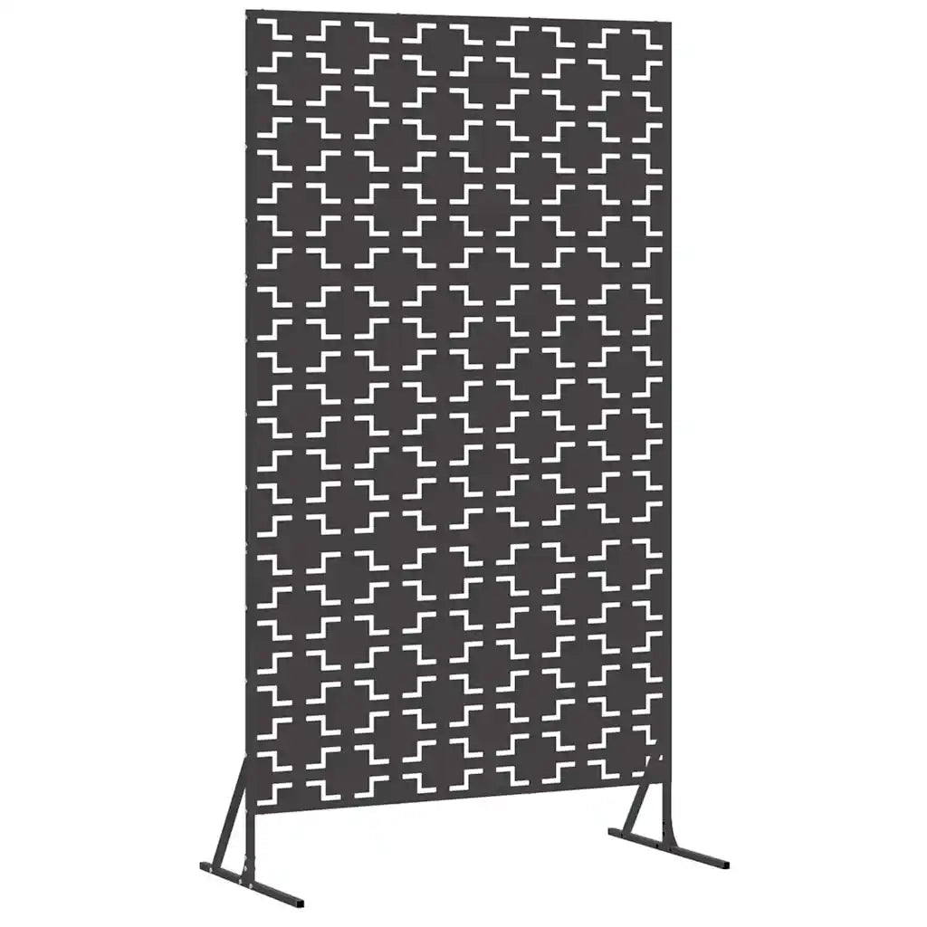 Schermo per Privacy Nero 100 x 50 x 180 cm Acciaio CFW8532337