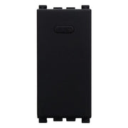 Pulsante 1P 16A Unipolare Colore Nero Compatibile Con Vimar Arke