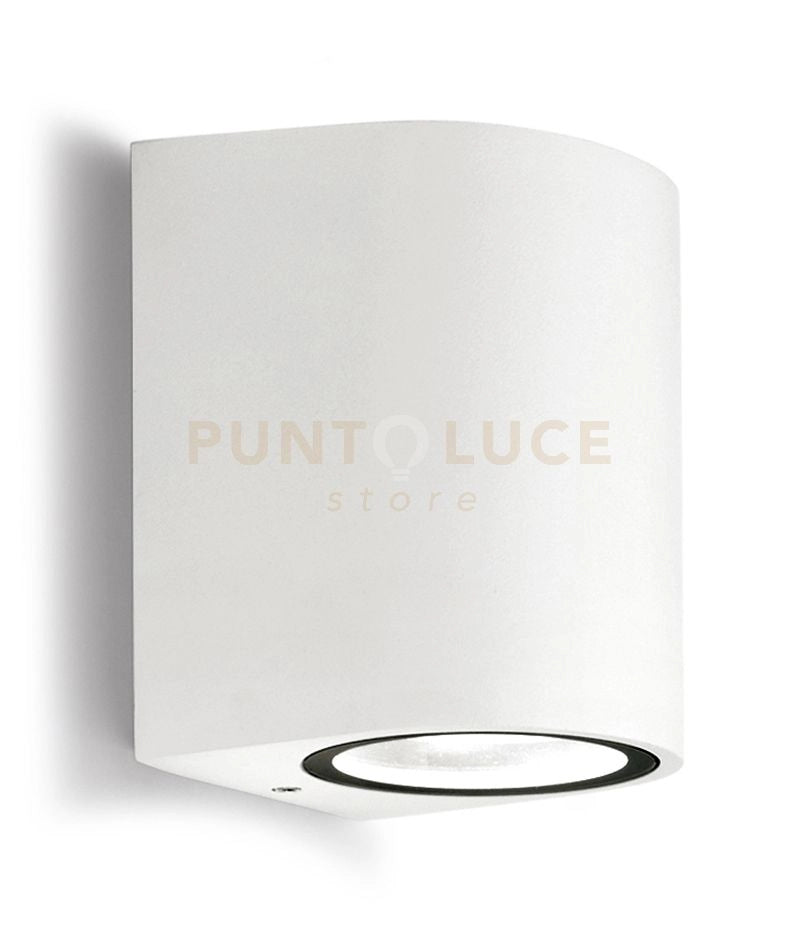 GES900- APPLIQUE BIANCO 1 LUCE ATTACCO GU10 IP44 6,8X10CM