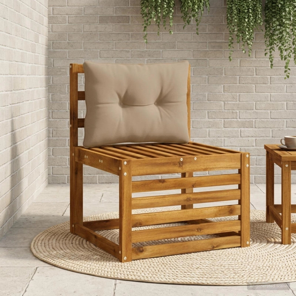 Cuscino per schienale PUTTEN 100% Poliestere Tortora 947134