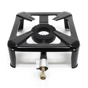 Set con fornello a gas, tubo e riduttore di pressione per uso in Italia 28 mbar Outdoor Campeggio