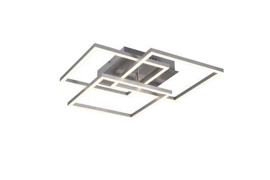 Plafoniera da Interno a LED in Metallo Nickel Opaco