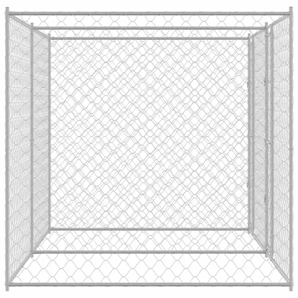 Gabbia per cani Argento 400 x 200 x 200 cm Acciaio zincato 3368306