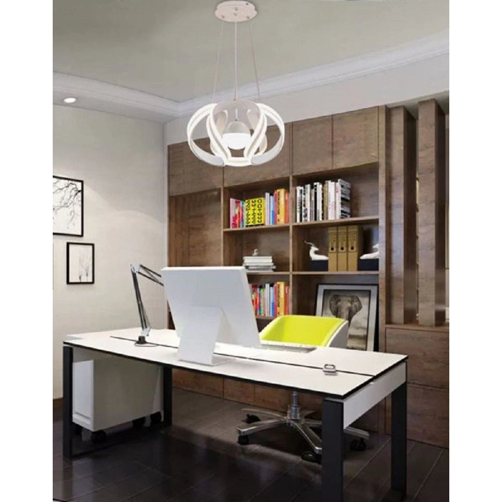 Trade Shop - Lampadario Soffitto Sfera Moderno Led 78w Lampada Luce Calda Fredda Naturale B21 -