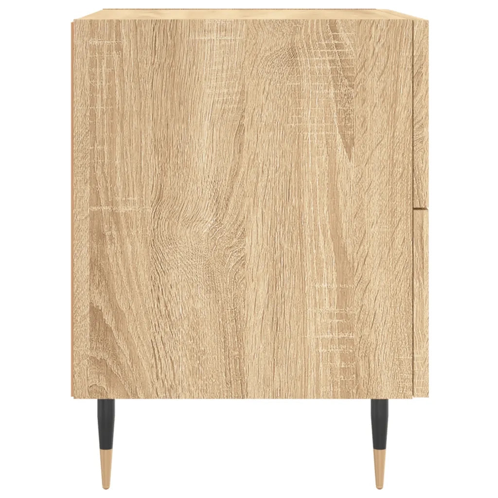 Comodini 2 pz Rovere Sonoma 40x35x47,5 cm in Legno Multistrato 827267