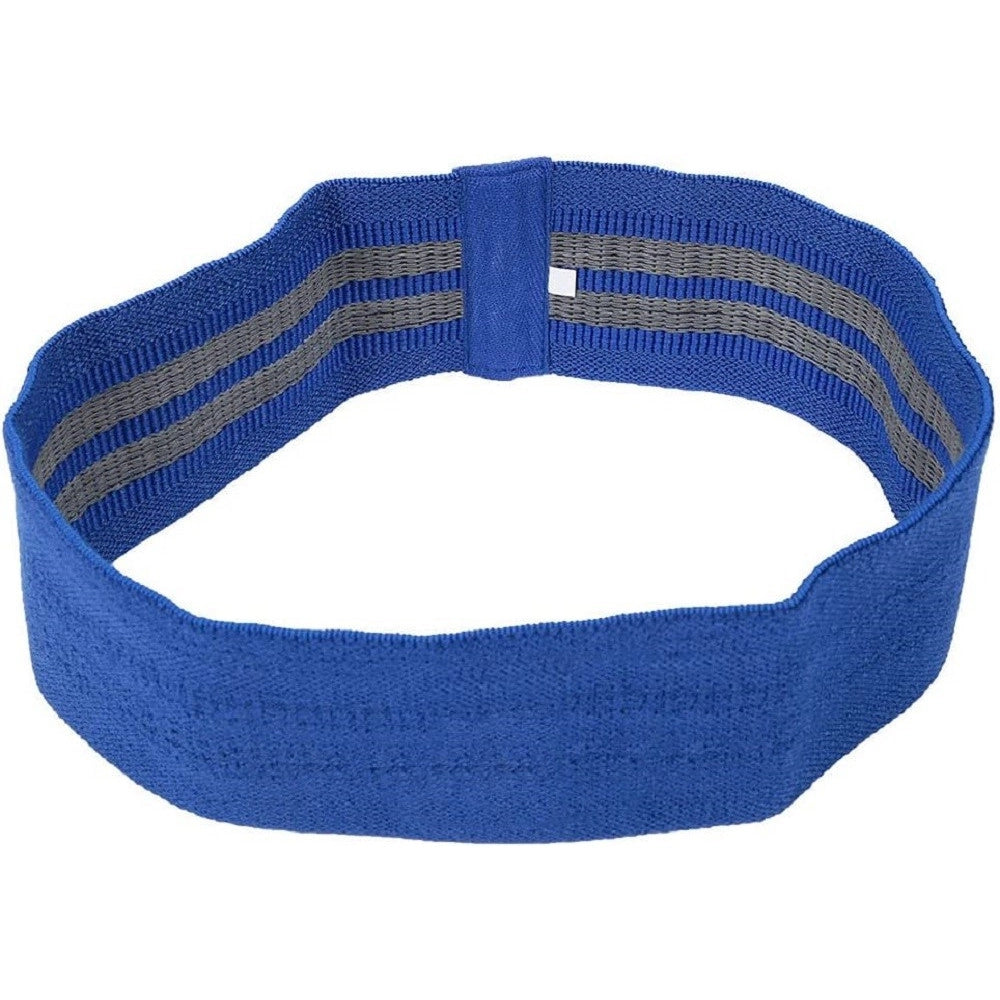 Trade Shop - Fascia Elastica Esercizi Bande Resistenza Allenamento Yoga Fitness Antiscivolo - Blu   L
